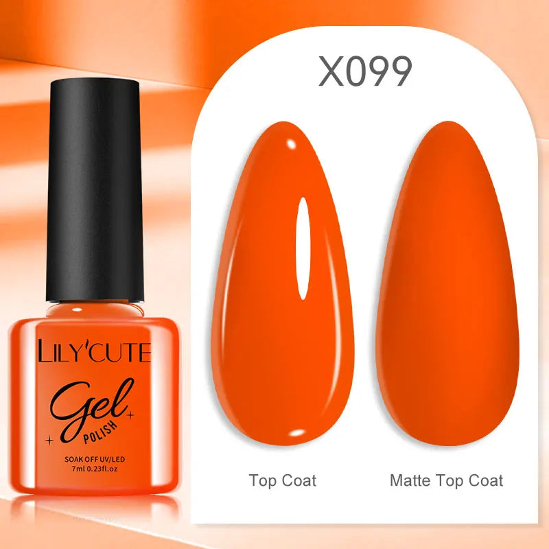 Smalto Gel Semi-Permanente LILYCUTE – 150+ Colori, UV/LED, Lunga Durata 30 Giorni