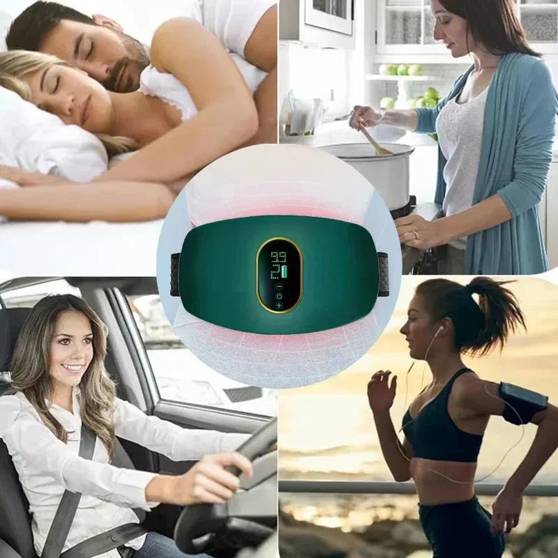 Massaggiatore EMS Elettrico Corpo – Cintura Snellente Ricaricabile, 6 Modalità
