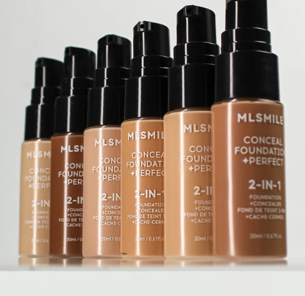 Fondotinta Liquido Opaco a Lunga Durata – Controllo Olio, Correttore & BB Cream | Trucco Professionale