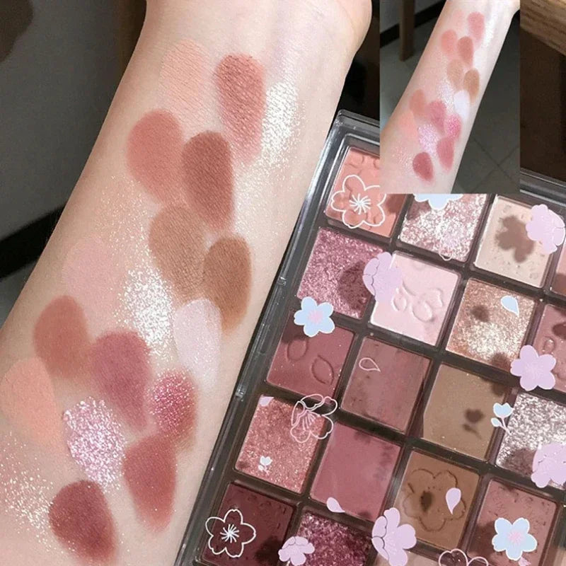 Palette Ombretti 20 Colori – Opachi, Glitter e Shimmer, Impermeabile 20g