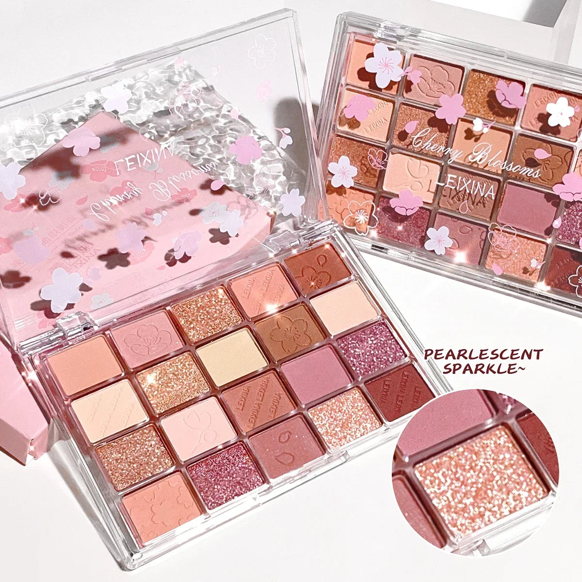 Palette Ombretti Cherry 20 Colori – Glitter, Opachi e Shimmer, Impermeabile