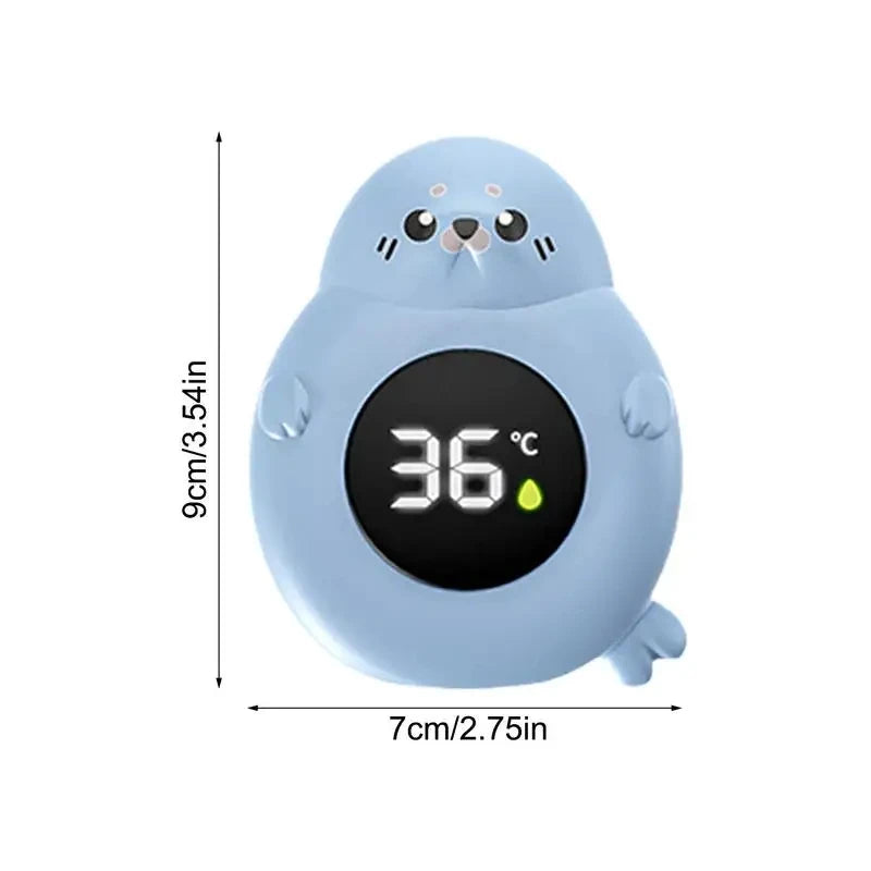 Termometro da bagnetto per bambini Monitor della temperatura della vasca Monitor di avviso della temperatura resistente all'acqua calda e fredda Display a LED con sensore aggiornato