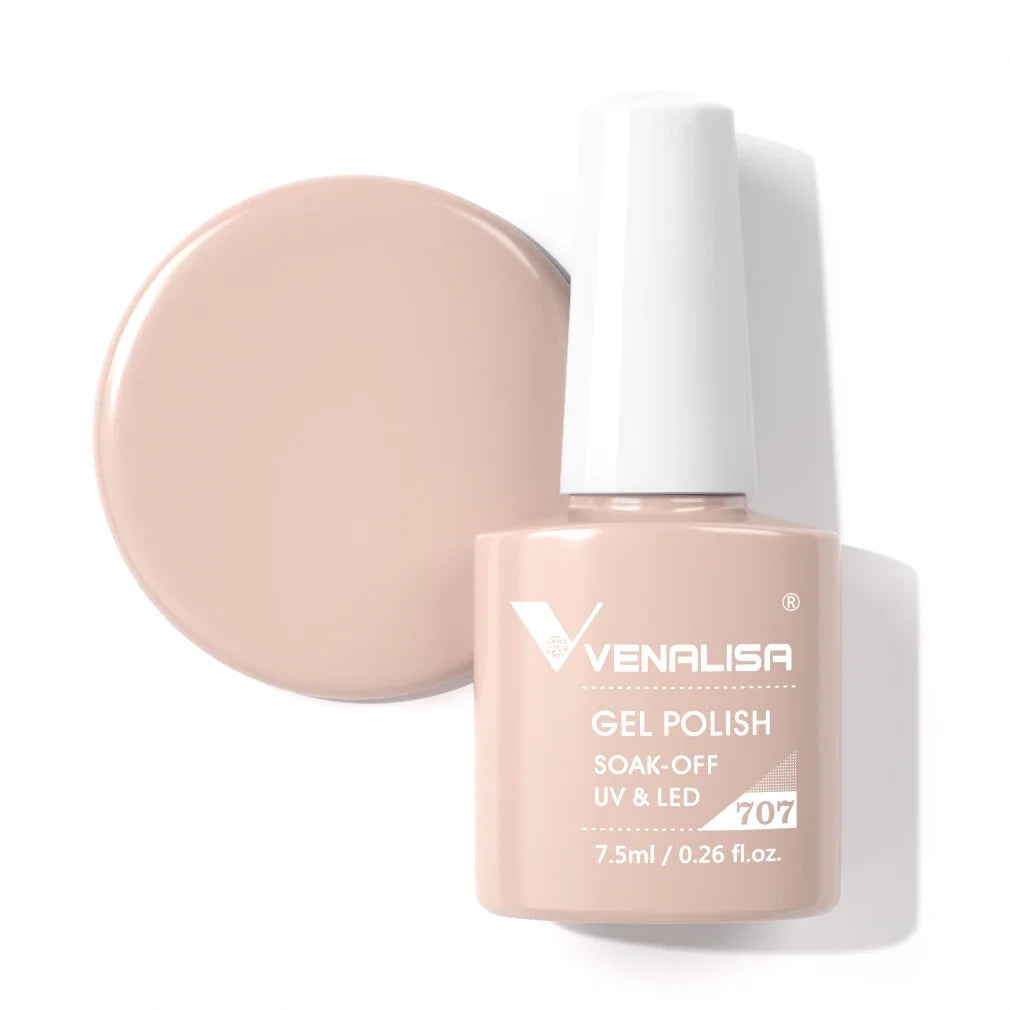 Smalto gel per unghie Venalisa VIP4 SENZA HEMA/TPO Copertura completa Bellissimo smalto semipermanente Soak Off UV LED Gel Smalto per unghie Lacca gel