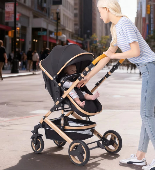 Passeggino 3 in 1 Estivo Traspirante con Seggiolino Auto | Telaio Alluminio