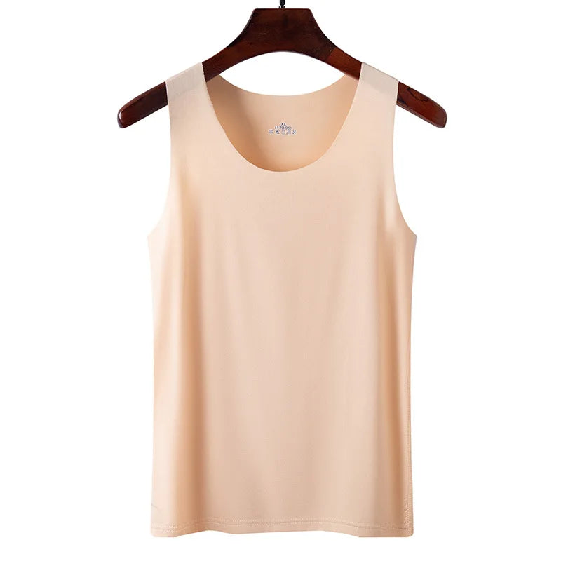 Canotta Donna Ice Silk Senza Cuciture – Sottile Traspirante | 8 Colori | M-4XL