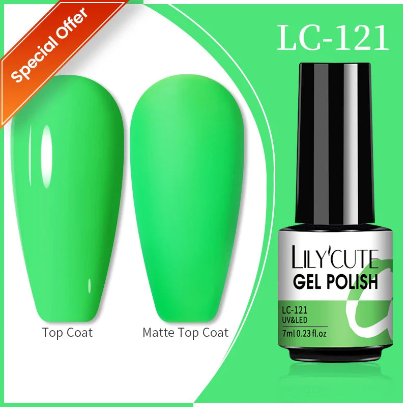 Smalto Gel Semi-Permanente LILYCUTE – 150+ Colori, UV/LED, Lunga Durata 30 Giorni