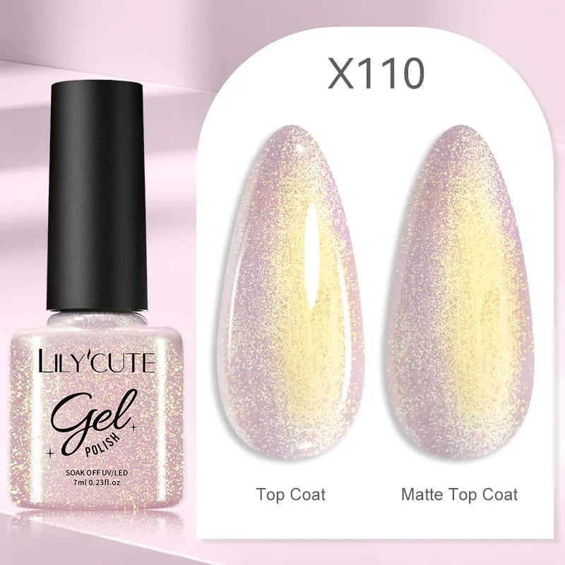 Smalto Gel Semi-Permanente LILYCUTE – 150+ Colori, UV/LED, Lunga Durata 30 Giorni