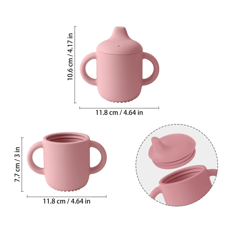 Tazza in Silicone per Bambini con Manico | 180 ml