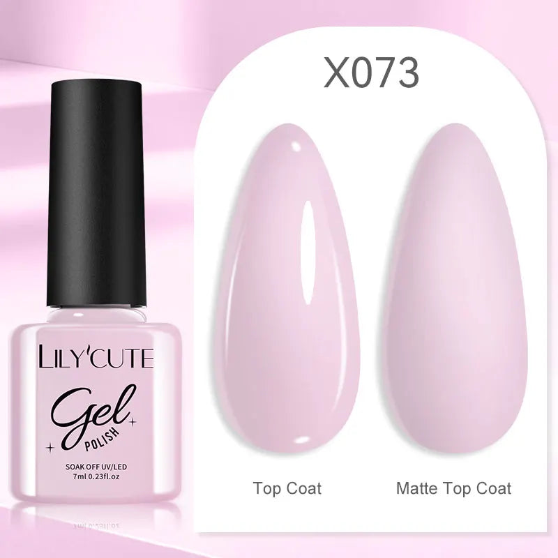 Smalto Gel Semi-Permanente LILYCUTE – 150+ Colori, UV/LED, Lunga Durata 30 Giorni