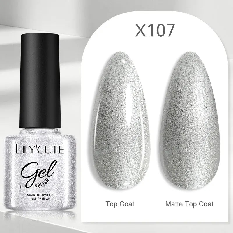 Smalto Gel Semi-Permanente LILYCUTE – 150+ Colori, UV/LED, Lunga Durata 30 Giorni