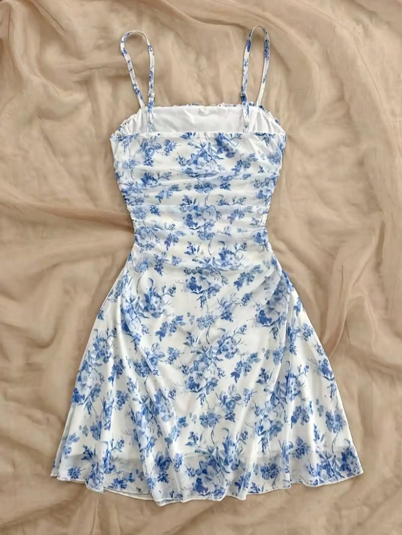 Abito Estivo Ragazze – Senza Maniche Collo all’Americana Linea A | 5 Colori | 13-16 Anni