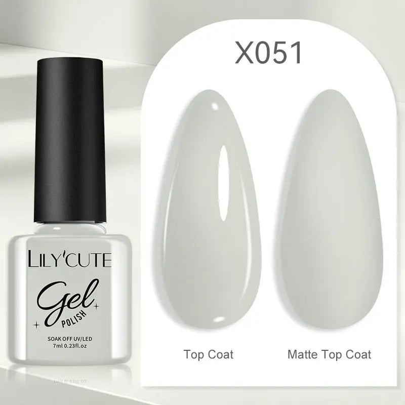 Smalto Gel Semi-Permanente LILYCUTE – 150+ Colori, UV/LED, Lunga Durata 30 Giorni