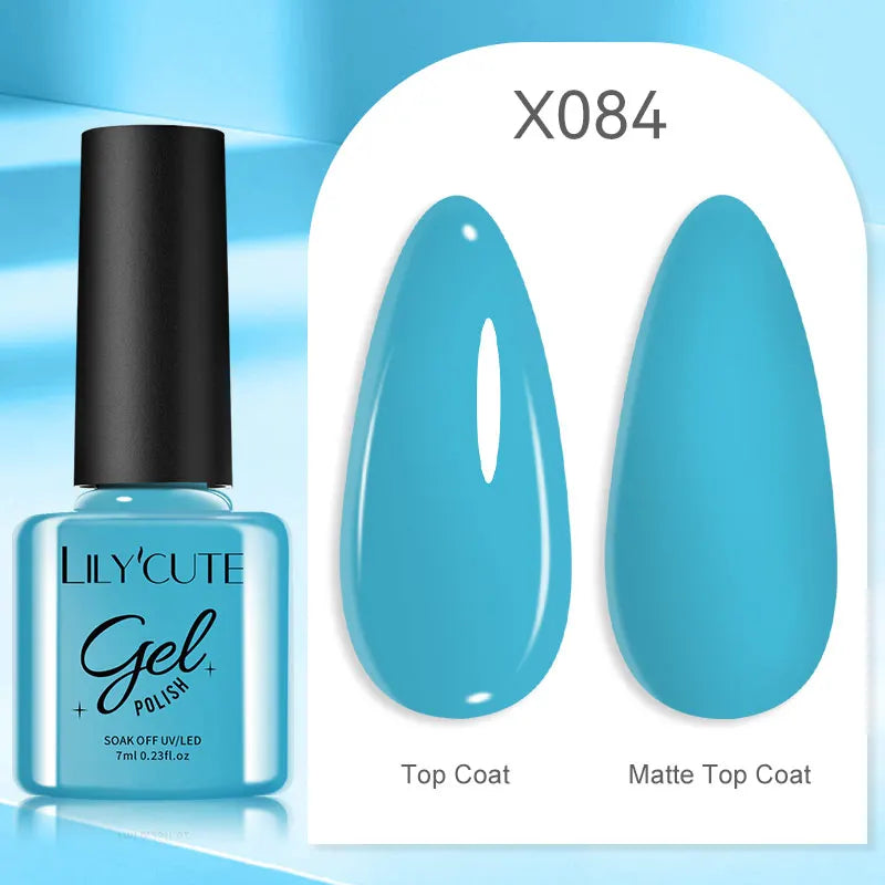 Smalto Gel Semi-Permanente LILYCUTE – 150+ Colori, UV/LED, Lunga Durata 30 Giorni