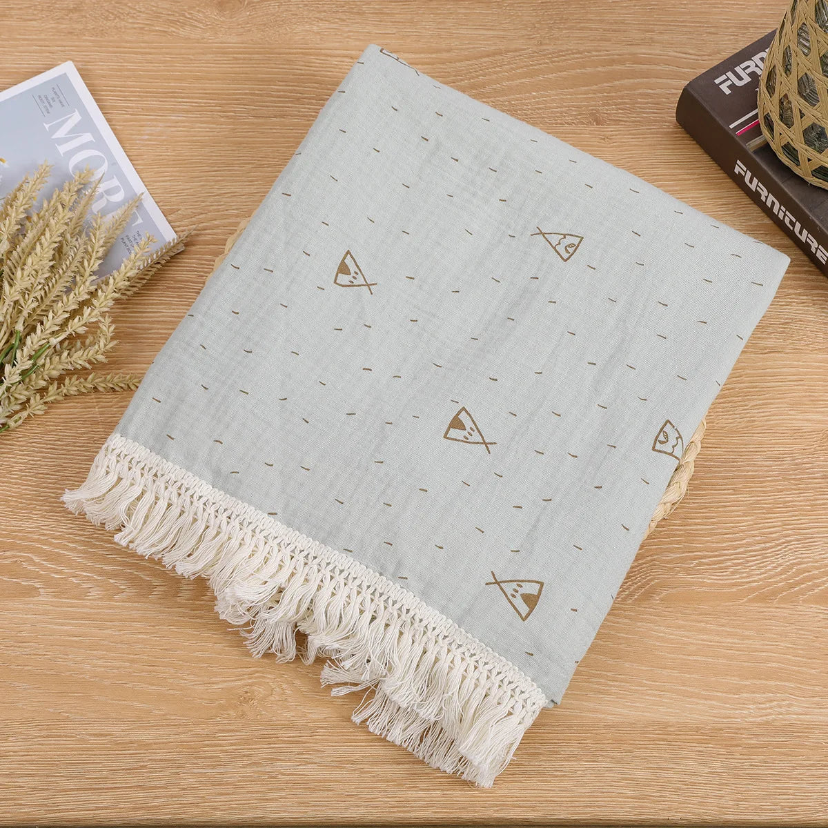 Copertina in Mussola di Cotone per Neonati — 22 Fantasie