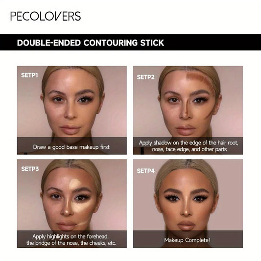 Contour Stick a Doppia Testa – Bronzer & Illuminante per Contouring Naso e Viso