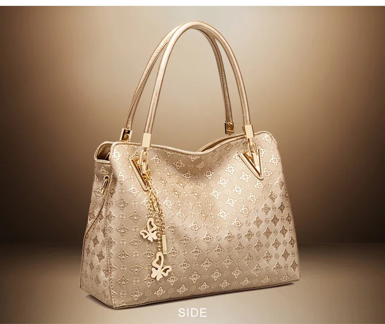 Set 4 Borse Donna – Tote Grande + Tracolla + Pochette + Portacarte | 4 Colori | Ufficio Shopping Party
