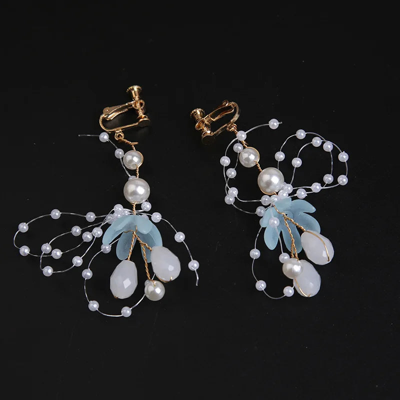 Fascia Floreale con Perle — Bambina e Sposa