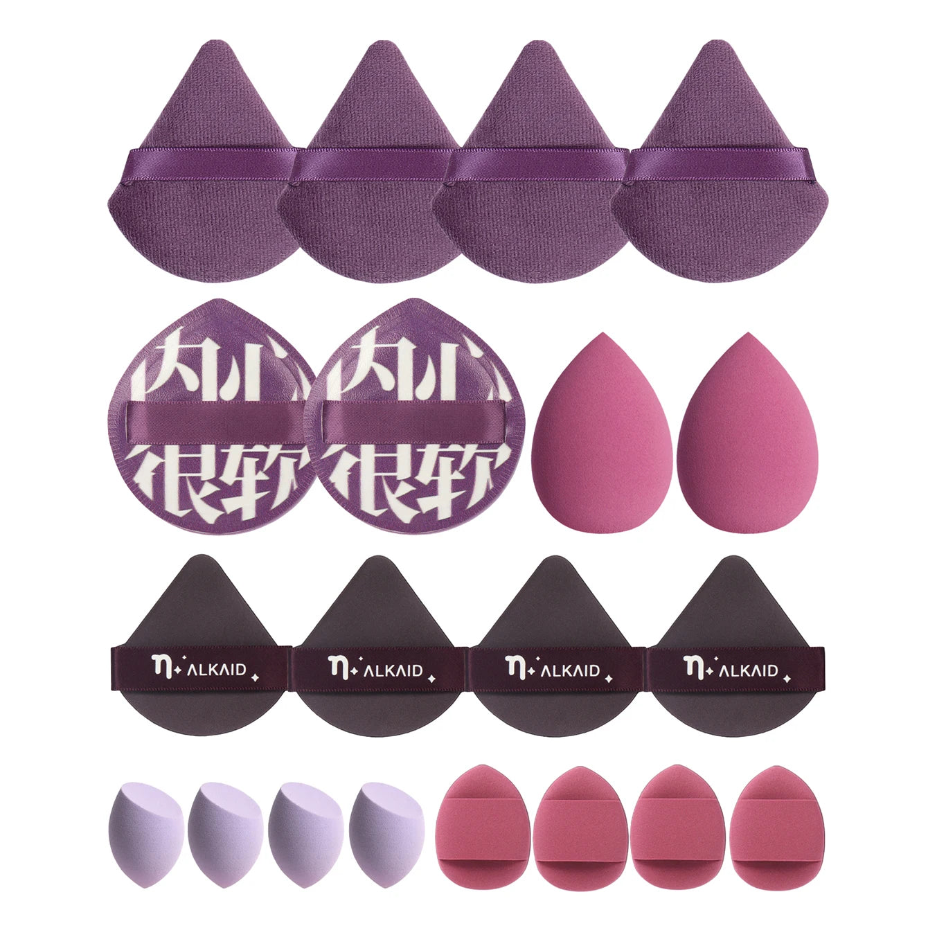 Tamponi per Trucco in Poliuretano 12cm – Set da 10 a 60 Pezzi, BB Cream e Fondotinta