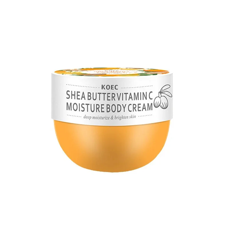 Burro di karitè Vitamina C Lozione per la cura del corpo Crema per i glutei Nutre la cura della pelle Idratante a lunga durata Bellezza Pelle ferma Illumina