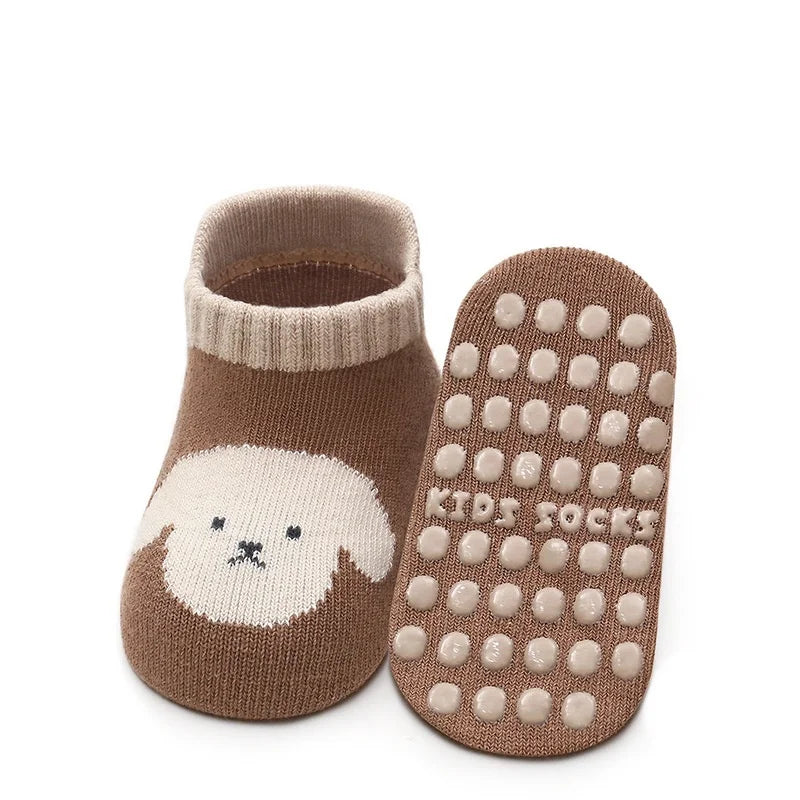 Calzini da pavimento per bambini per ragazze Ragazzi Primavera Autunno Cotone Cartoon Calzini antiscivolo per bambini Calzino casual per bambini