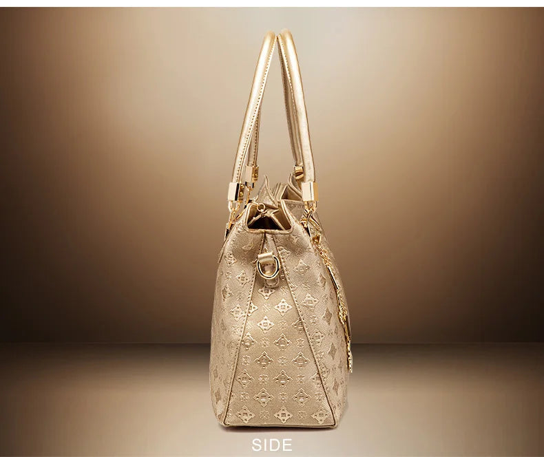 Set 4 Borse Donna – Tote Grande + Tracolla + Pochette + Portacarte | 4 Colori | Ufficio Shopping Party