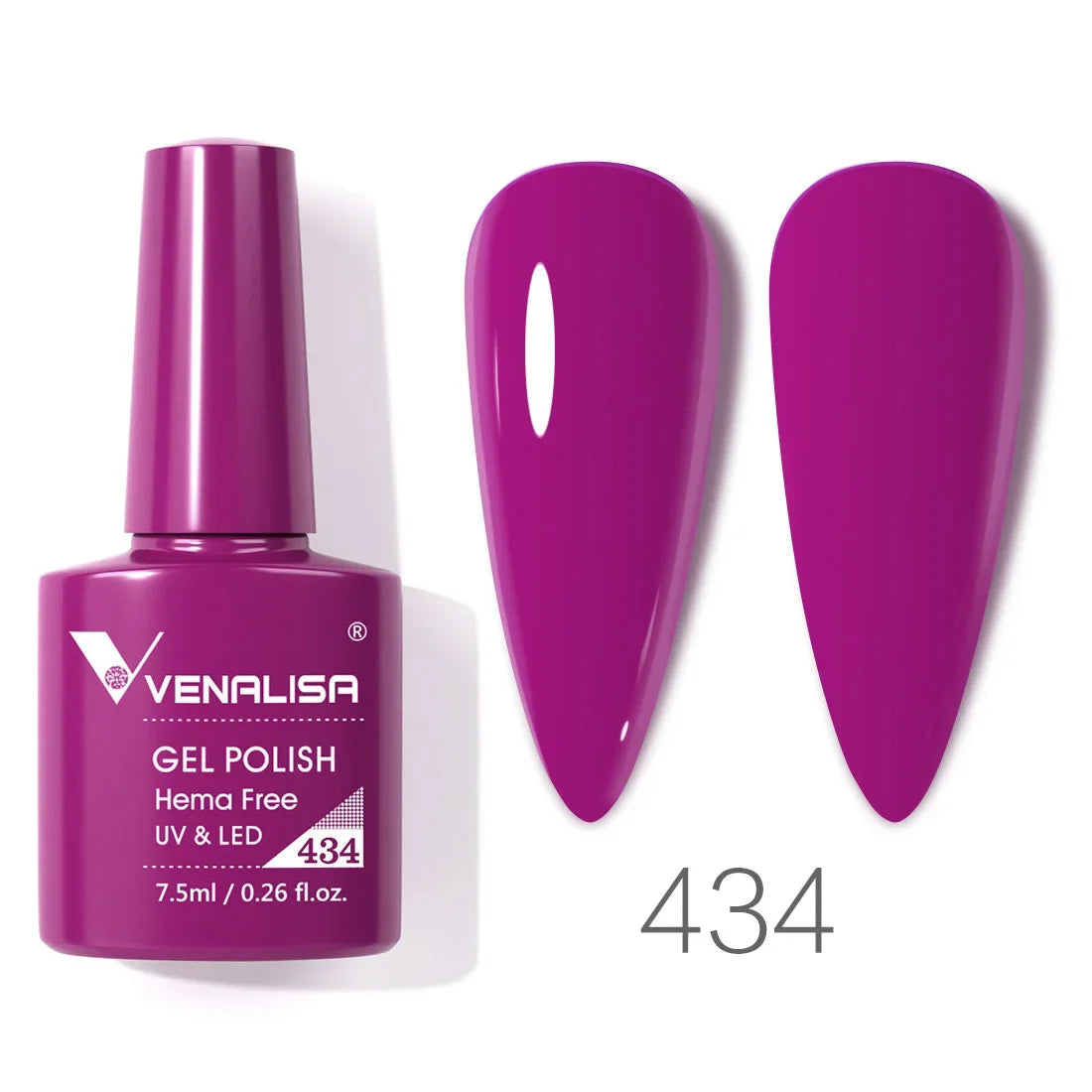 Smalto gel per unghie Venalisa VIP4 SENZA HEMA/TPO Copertura completa Bellissimo smalto semipermanente Soak Off UV LED Gel Smalto per unghie Lacca gel