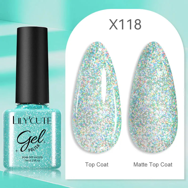 Smalto Gel Semi-Permanente LILYCUTE – 150+ Colori, UV/LED, Lunga Durata 30 Giorni