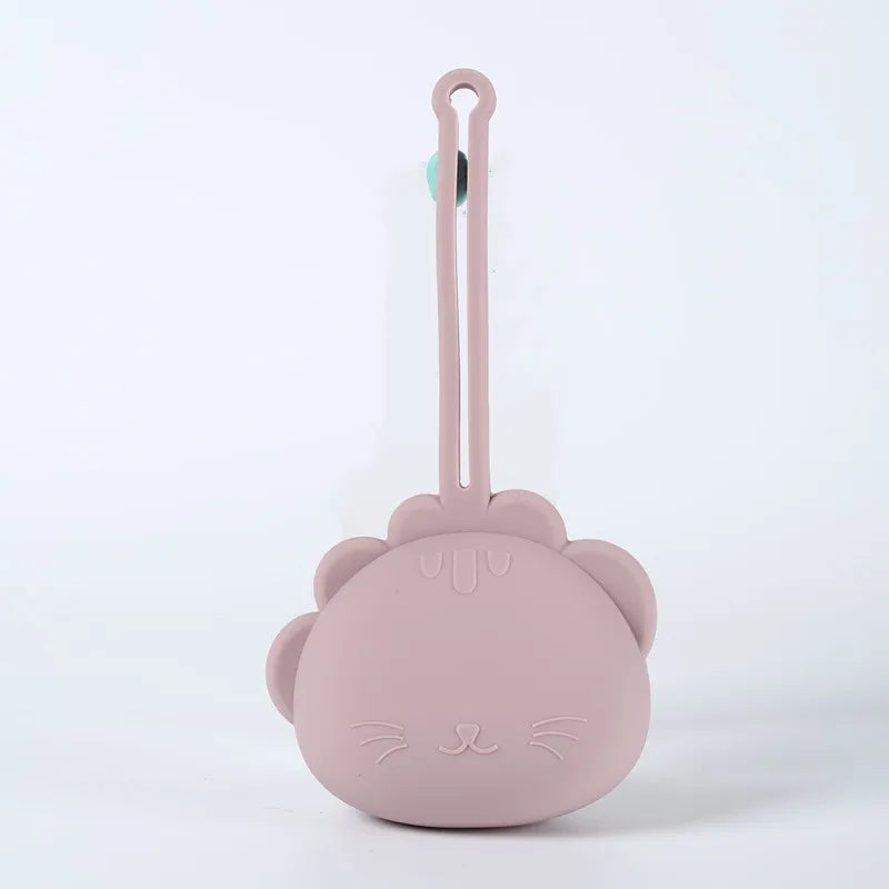 Custodia Porta Ciuccio in Silicone con Cordino Anti-Caduta | 9 Colori