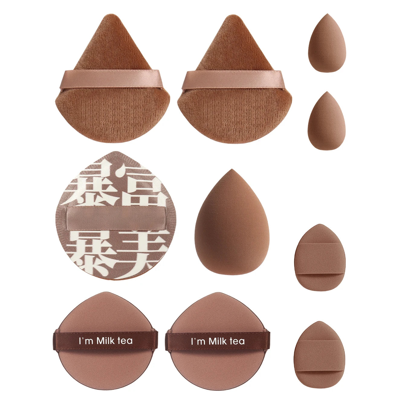 Tamponi per Trucco in Poliuretano 12cm – Set da 10 a 60 Pezzi, BB Cream e Fondotinta