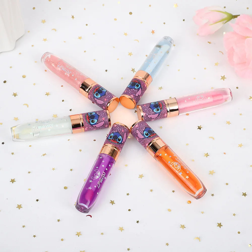 Set 24 Lip Gloss Stitch – Con Portachiavi, Waterproof & Lunga Durata
