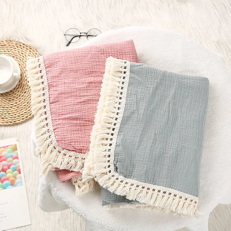 Copertina in Mussola di Cotone per Neonati — 22 Fantasie