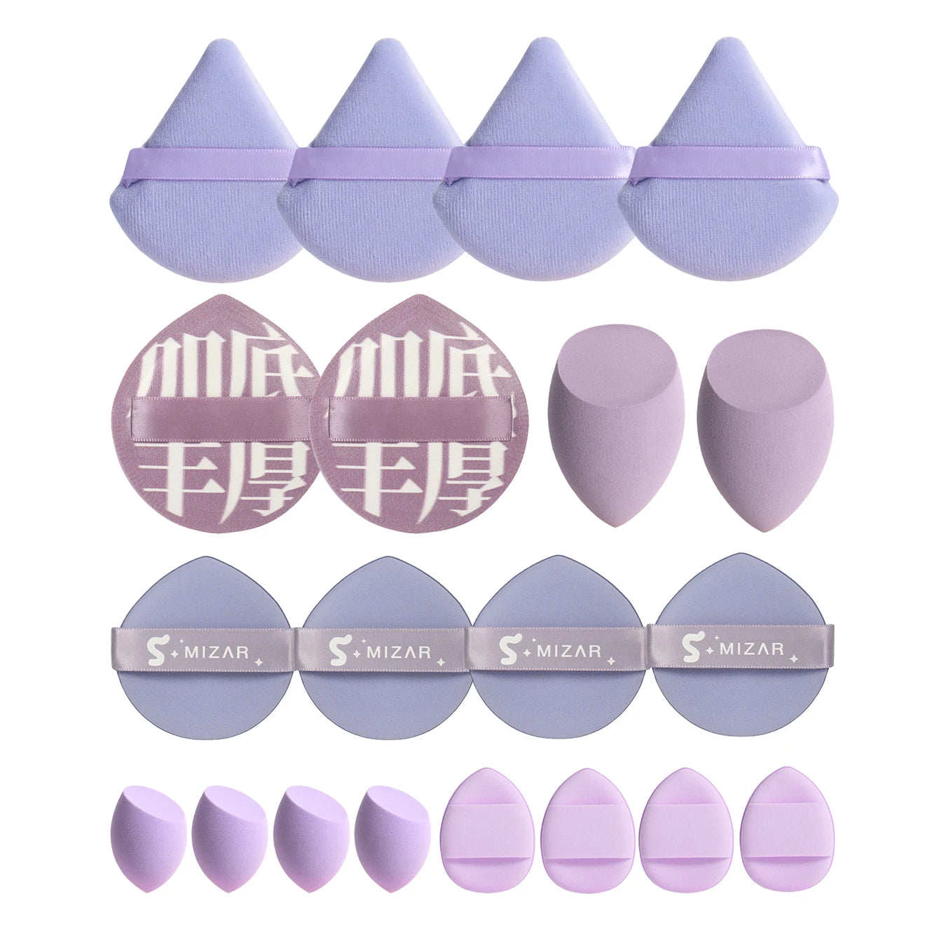 Tamponi per Trucco in Poliuretano 12cm – Set da 10 a 60 Pezzi, BB Cream e Fondotinta