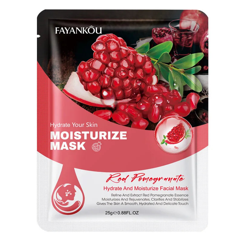 Set 10 Maschere Viso alla Frutta — Idratanti e Rassodanti