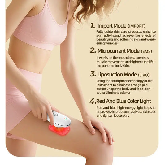 Massaggiatore Anti-Cellulite a Pressione Negativa | Fototerapia EMS Lifting | CE FCC RoHS