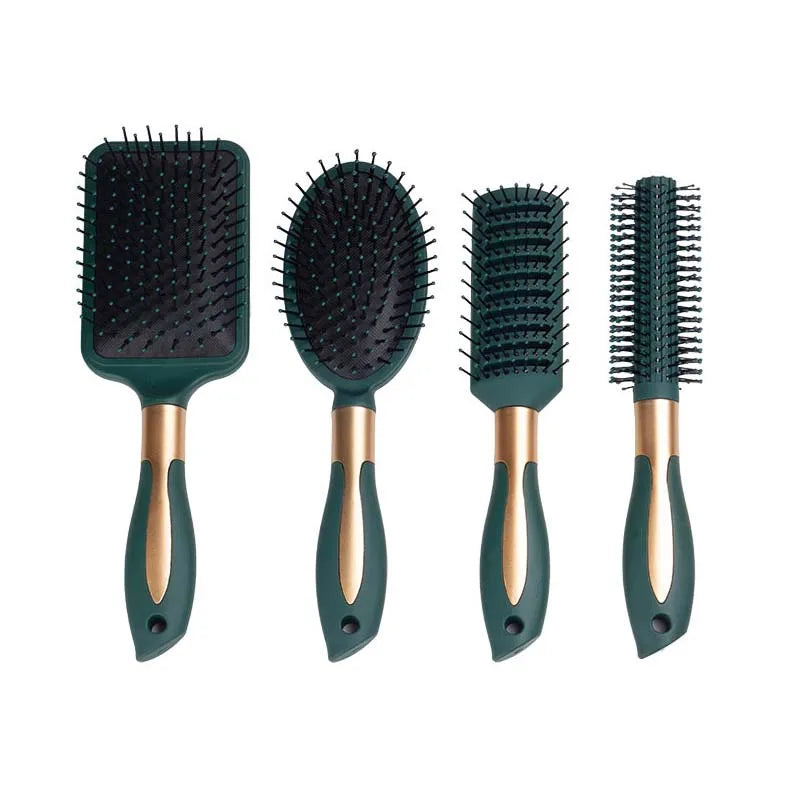 KLINA Air Cushion Hair Massage Comb Brush Scalp Detangling Antistatic Salon SPA Hairdressing Styling Tool Oval Round