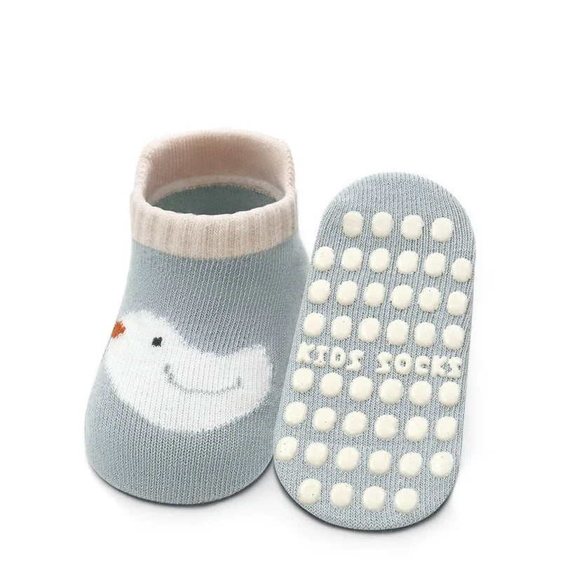 Calzini da pavimento per bambini per ragazze Ragazzi Primavera Autunno Cotone Cartoon Calzini antiscivolo per bambini Calzino casual per bambini