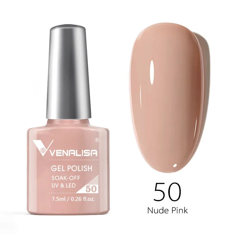 Smalto gel per unghie Venalisa VIP4 SENZA HEMA/TPO Copertura completa Bellissimo smalto semipermanente Soak Off UV LED Gel Smalto per unghie Lacca gel