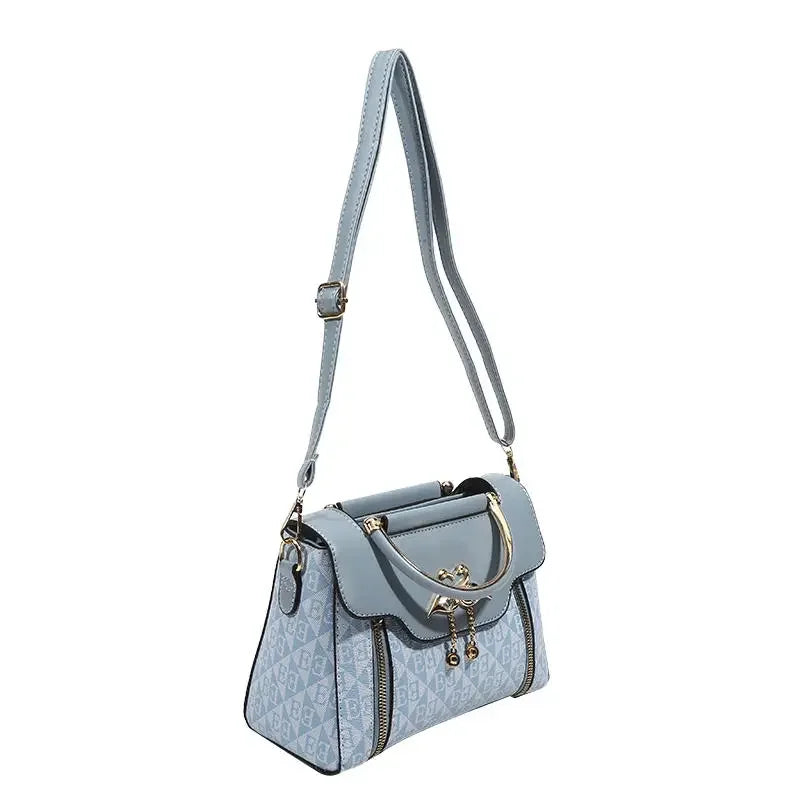 Borsa da donna 2026 nuova tendenza della moda borsa a tracolla casual versatile in stile semplice in rilievo.