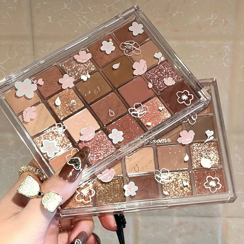 Palette Ombretti 20 Colori – Opachi, Glitter e Shimmer, Impermeabile 20g