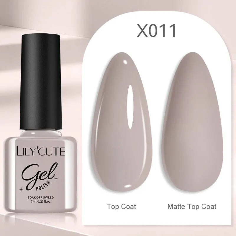 Smalto Gel Semi-Permanente LILYCUTE – 150+ Colori, UV/LED, Lunga Durata 30 Giorni