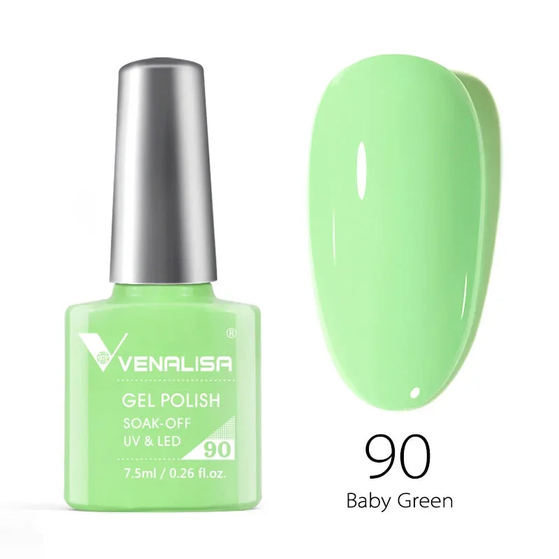 Smalto gel per unghie Venalisa VIP4 SENZA HEMA/TPO Copertura completa Bellissimo smalto semipermanente Soak Off UV LED Gel Smalto per unghie Lacca gel