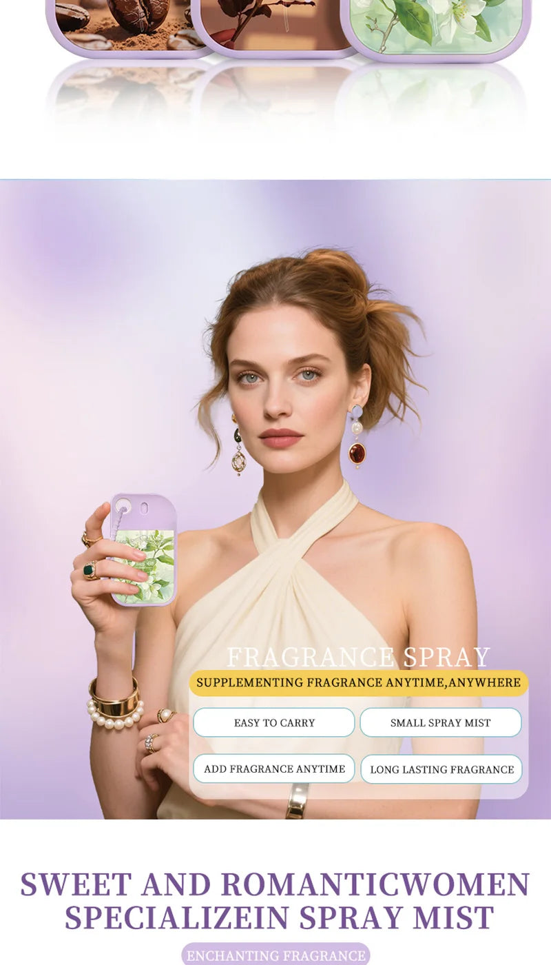 Spray Profumato Senza Alcol 48ml – 9 Fragranze | Lunga Durata & Rinfrescante