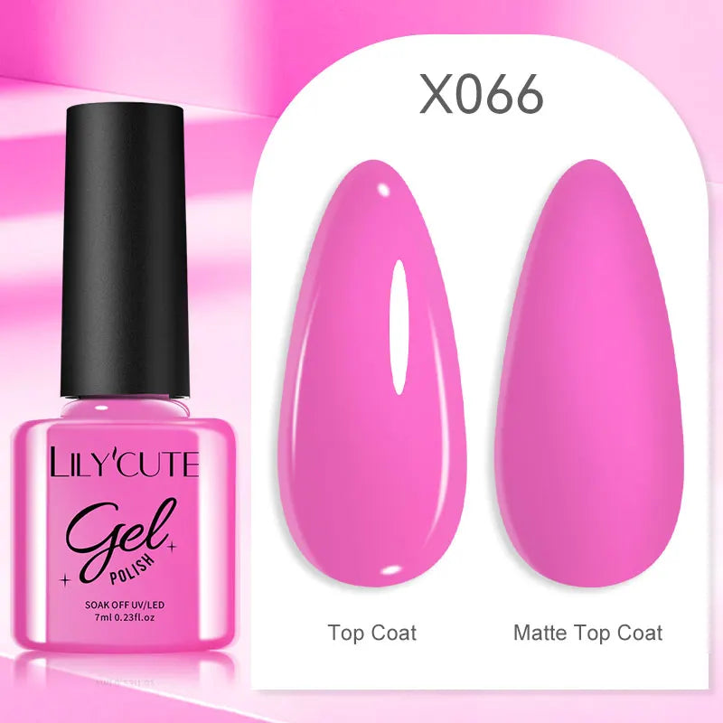 Smalto Gel Semi-Permanente LILYCUTE – 150+ Colori, UV/LED, Lunga Durata 30 Giorni