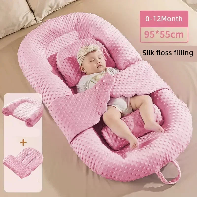 Cuscini per bambini 0-12 mesi Culla per neonato Cuscini per pendenza portatili Cuscino per dormire per neonato Letto per alimentazione del latte antisputo