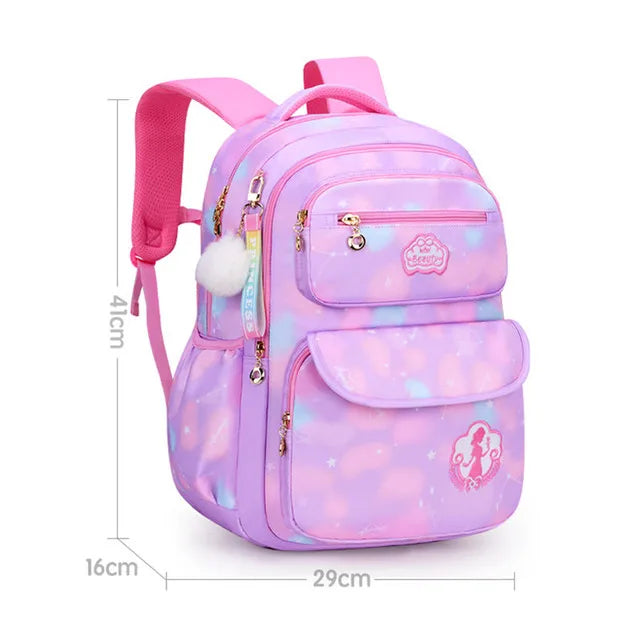Zaino Scolastico per Ragazze e Adolescenti in Nylon – 3 Stili, Multi Colori | AyeBeau