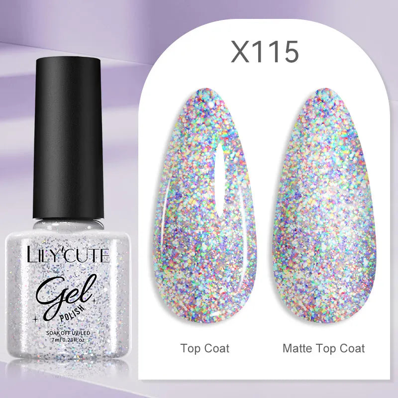 Smalto Gel Semi-Permanente LILYCUTE – 150+ Colori, UV/LED, Lunga Durata 30 Giorni