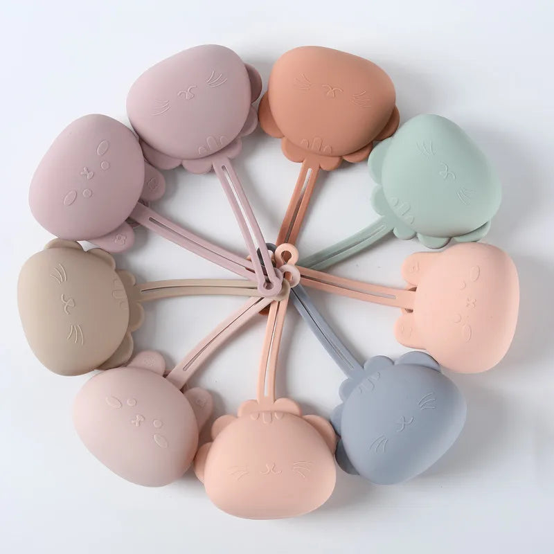 Custodia Porta Ciuccio in Silicone con Cordino Anti-Caduta | 9 Colori