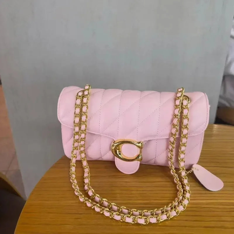 Borsa a tracolla diagonale da donna in pelle di lusso dal design classico, con morbida tracolla regolabile, borsa per tutti i giorni