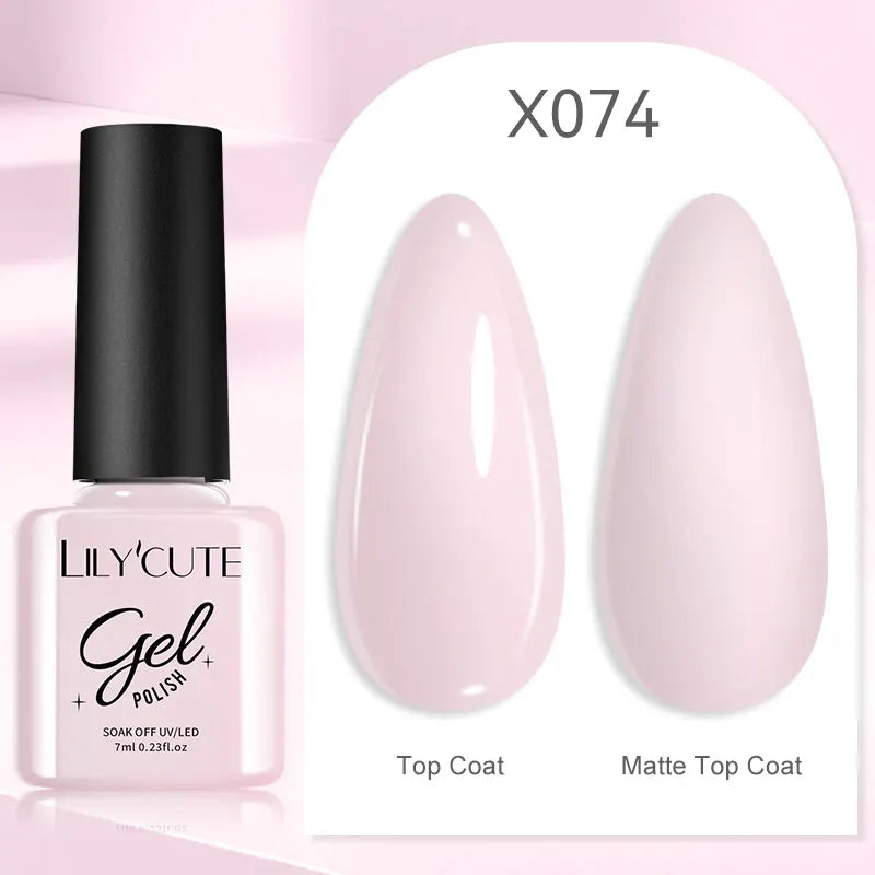 Smalto Gel Semi-Permanente LILYCUTE – 150+ Colori, UV/LED, Lunga Durata 30 Giorni