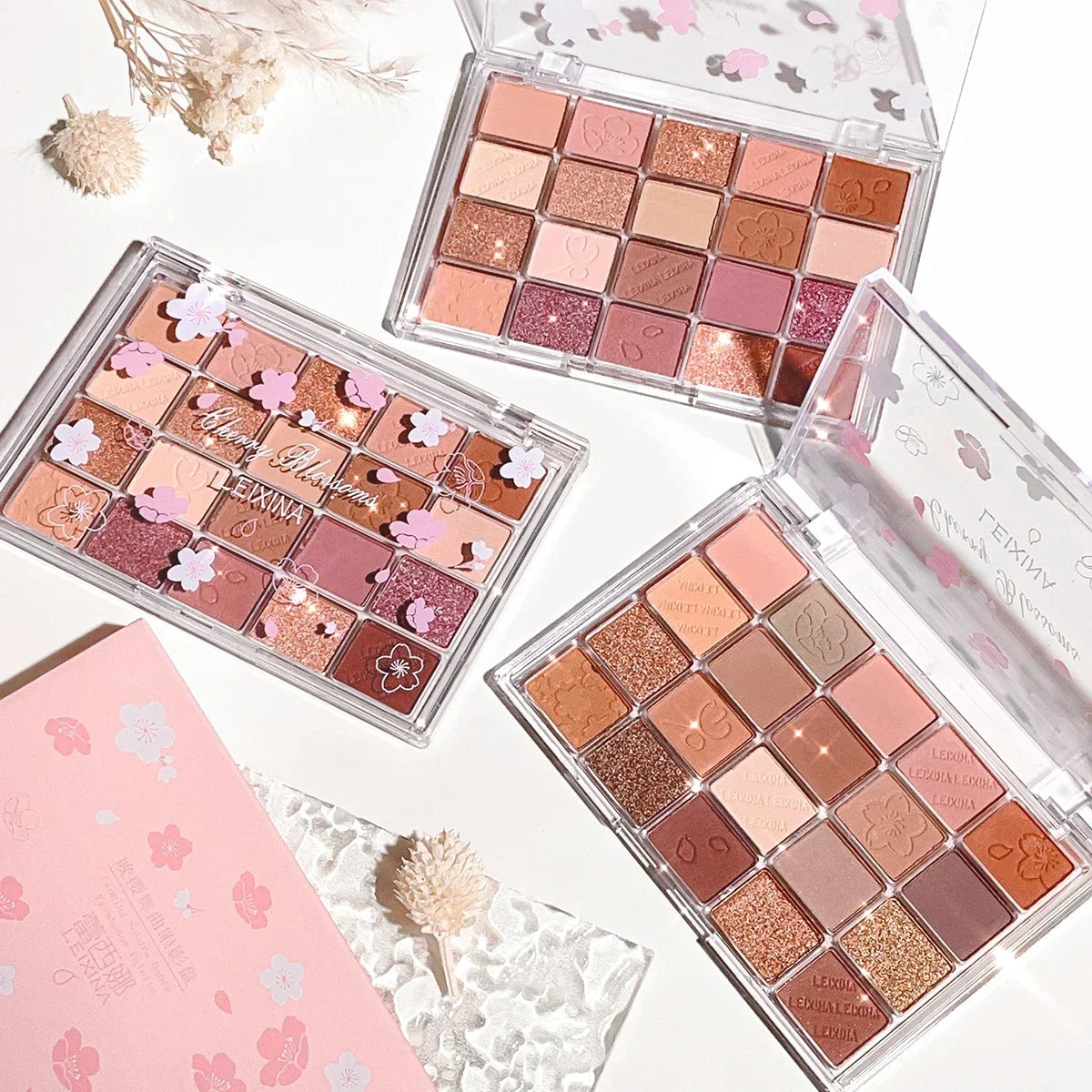 Palette Ombretti Cherry 20 Colori – Glitter, Opachi e Shimmer, Impermeabile